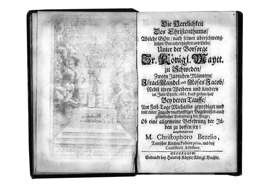Bild av försättsblad. Bezelius, C., Die Herrlichkeit des Christenthums.